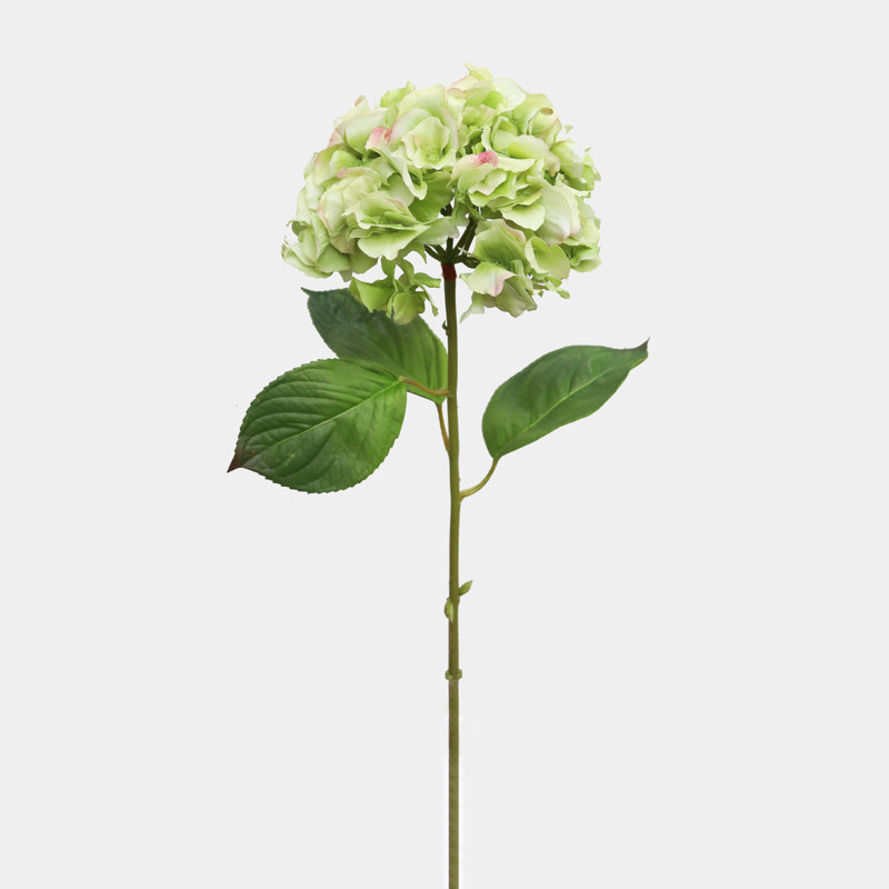 Hortensia vert Real Touch 28,5 po, Vert, H 28,5 po x l 9 po