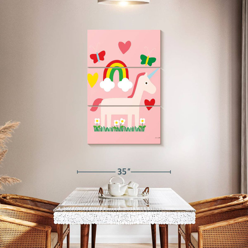 Ashelle Unicorn Fun II, 45" H x 28" W