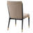 Blondell Modern Glam Iron Upholstered Armless Dining Chair with Toothpick Back-587254691