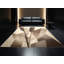 Tapis beige moelleux moelleux et moderne à motif de citronnelle Durong-11141486