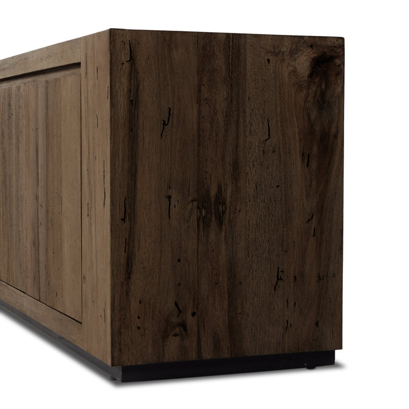 Abaso Media Console Table, Brown