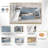 Antelmo Kids Twin Loft Bed with Drawers-87688144