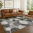 Machine Washable Indoor/Outdoor Jozwiak ACN2375 Geometric Rug-1032555318