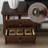 American rural solid wood style TV stand