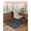 Chair Mat 55 x 35-inch Office Chair Mat for Hard Floors Polyester Surface