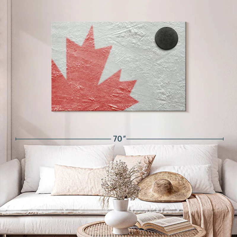 Hockey canadien, H 30 po x l 45 po