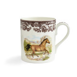 Spode Woodland Horses Mug 16 Oz American Qtr Horse