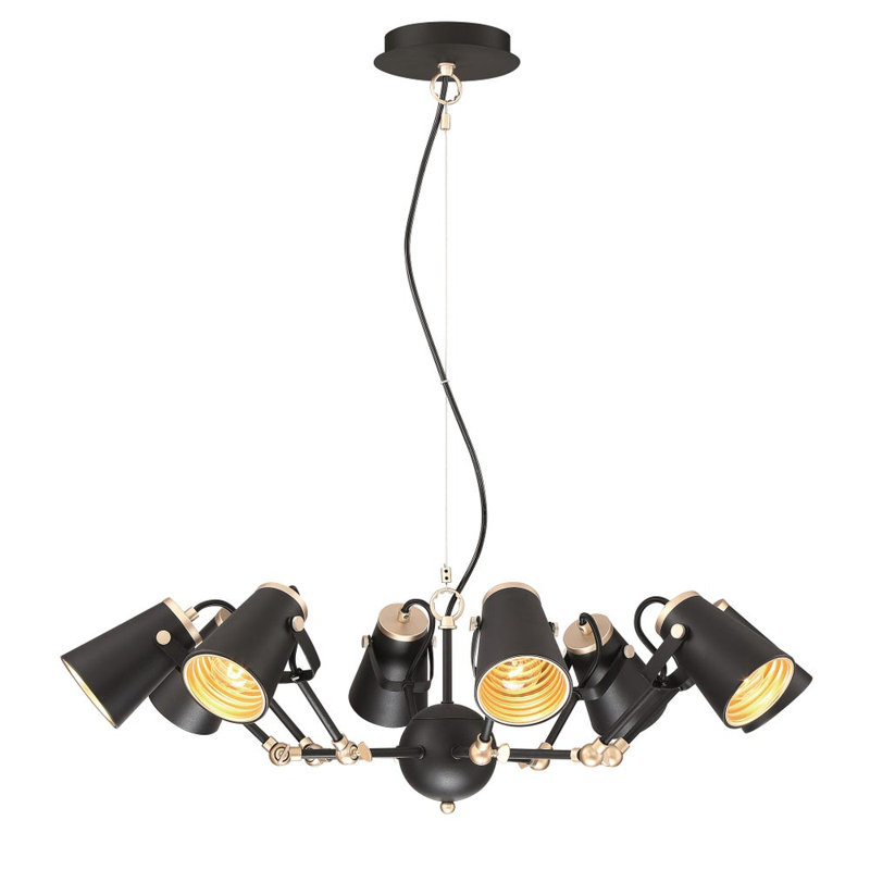 Lustre gris classique/traditionnel 8 lumières Falkville