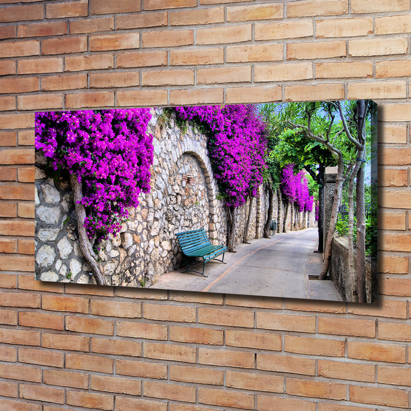 Charming Streets - Wrapped Canvas Print