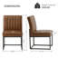 Chaise d'appoint rembourrée en similicuir-823895082