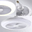 Mini ventilateur de plafond à douille fermée E26 de 11 pouces à 3 vitesses et 3 vitesses pour la petite cuisine