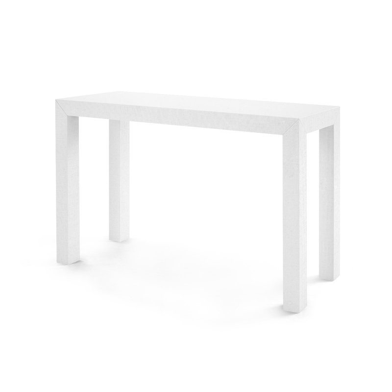Parsons 48'' W Console Table, White
