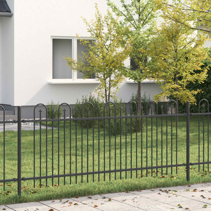 Powder-Coated Steel Fence Panels Included, 130cm H x 200cm W