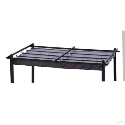 Replacement Canopy Top Fabric For 10X10 Ft Outdoor Patio Retractable Pergola Sunshelter Pergola Canopy (Canopy)