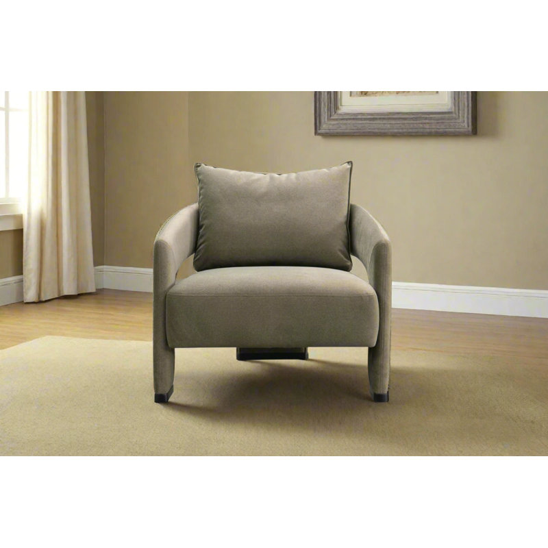 Fauteuil Valora Mid-Century, Gris