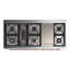 Majestic III Series 60 Inch Dual Fuel Range with 7 Sealed Burners, Griddle, in Blue Grey (Liquid Propane, Burnished Trim)-117886128-117886139-117886143