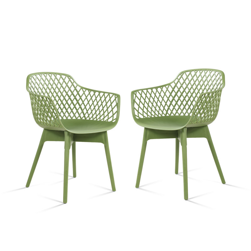 Patio Dining Armchair, Green