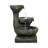 Luxembourg 16.4" H 3-Tier Outdoor Waterfall Fountain with LED Lights