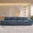 Upholstered Sofa with Removable Covers & Seat Storage-445153960-444390565