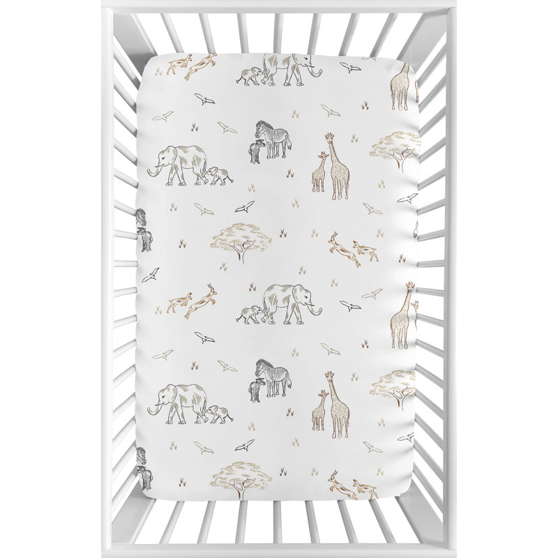 Drap-housse pour lit de bébé Serengeti