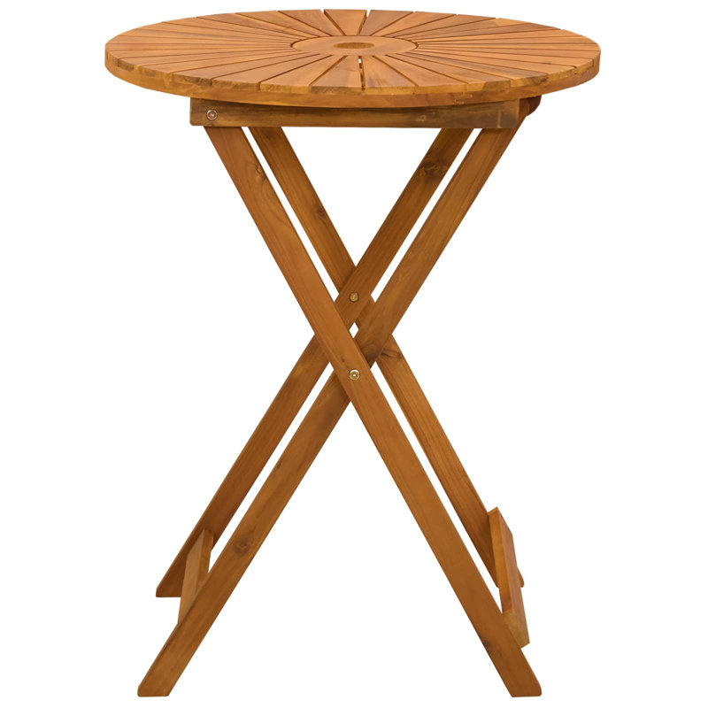 Folding Outdoor Bistro Table, 75cm H x 60cm W x 60cm D