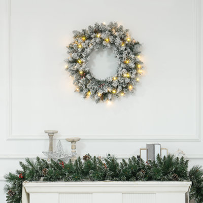 Faux Lighted Other 60cm Wreath