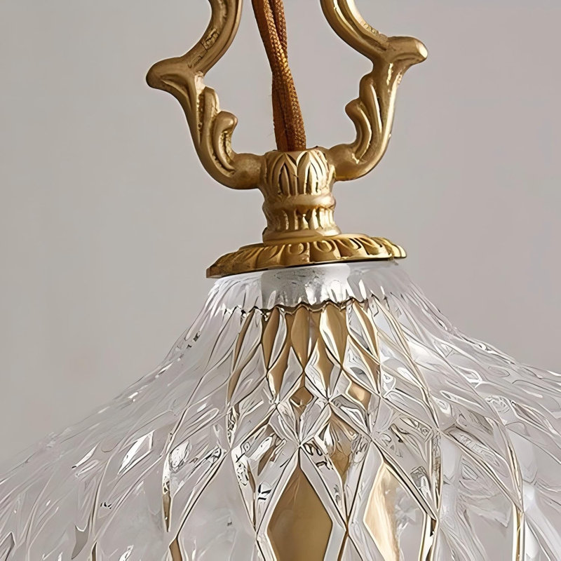 Lustre en cristal rétro