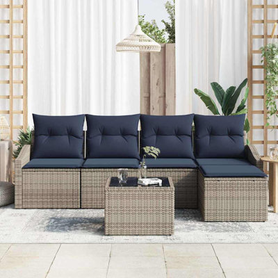 Ensemble de canapé avec coussin vidaXL 6 pièces vidaXL