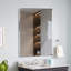 Miroir d'intérieur, miroir rectangulaire à cadre en métal, miroir pour chambre à coucher, salon-898704797-889634060