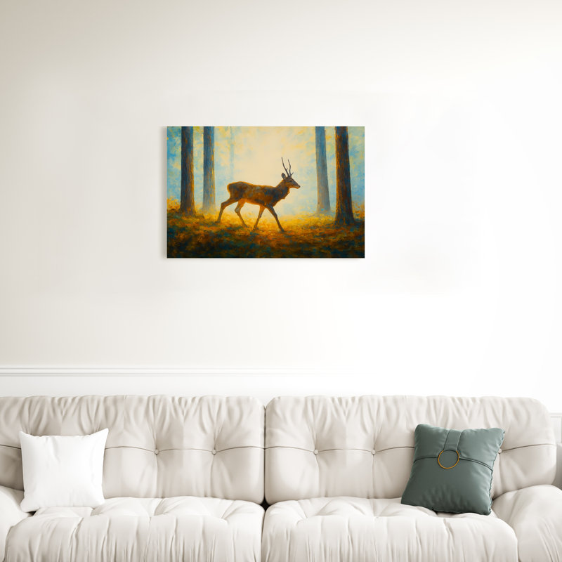 Forêt mystique - impressions sur toile, H 12 po x l 18 po