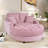 Modern Chaise Lounge Sofa With Tufted Seat And Detachable Pillows-715611451