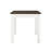 6-Piece Gathering Height Dining Set in Brown and White with Storage Drawers