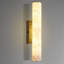 20" led wallchiere à intensité variable wall sconce with alabaster shade Ephraim-1466377102