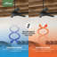 Ventilateur de plafond extérieur 52 pales 52 "avec contrôle mural Jetty-71202996