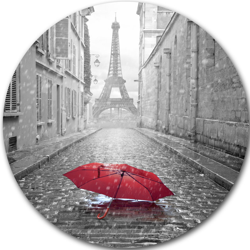 Reproduction de photo - Paysage urbain vue Eiffel Paris, H 36 po x l 36 po, Métal, Ne s’applique pas