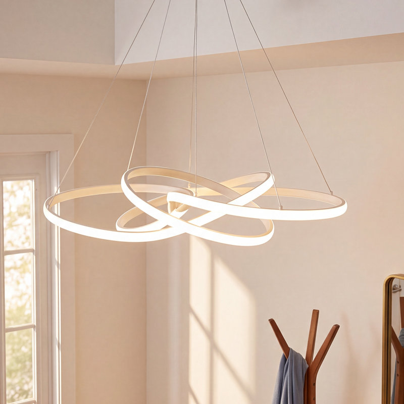 Peabody Dimmable LED Geometric Chandelier