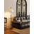 French Vintage-Style Iron & Fabric Floor Lamp