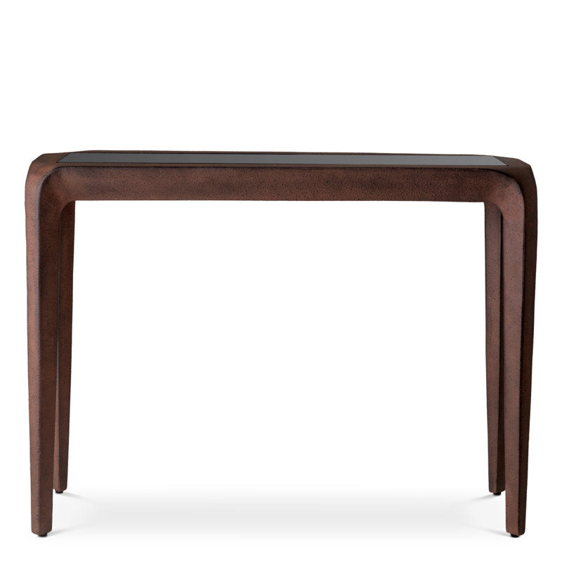 Quentin 41.93'' W Glass Console Table