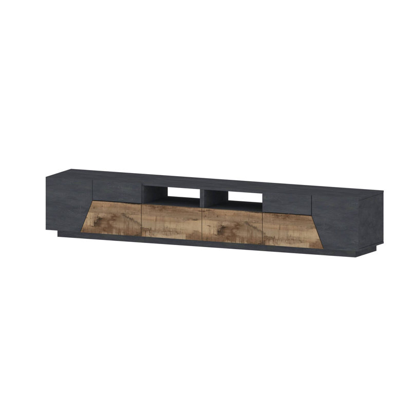 Aapeli 260cm Sideboard, Slate/Maple