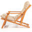 Ambrea Foldable Outdoor Patio Dining Side Chair with Cushion
