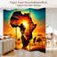 Paravent 6 panneaux paravent Royal African Silhouette Wildlife Sunset-131518211-131518212