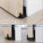 U-Shape Adjustable Wall-Mounted Door Bottom Metal Steel Floor Guide