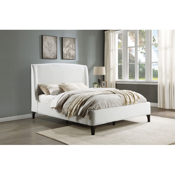 Latitude Run® Upholstered Wingback Bed | Wayfair