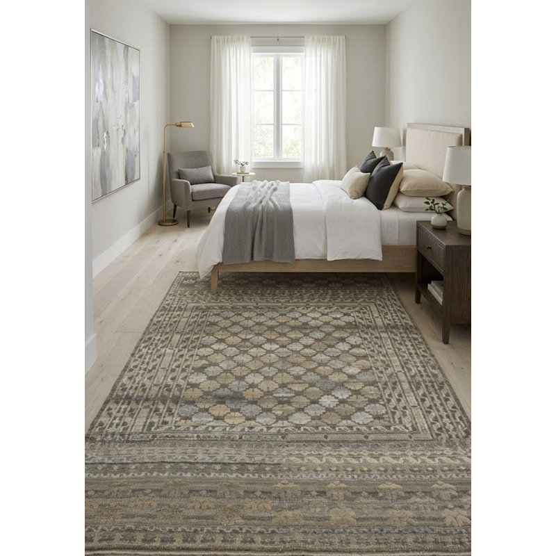 Wool Geometric Indoor Rug