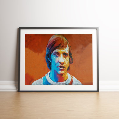 Cruyff Graffiti V2 Border by Vouvart - Single Picture Frame Print