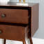 Table de chevet 2 tiroirs en bois massif Gertz-1036828536