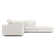 Perry Modular Sofa Set 02A In Chalk Fabric