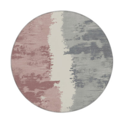 Tapis intérieur et extérieur gris Watercolor