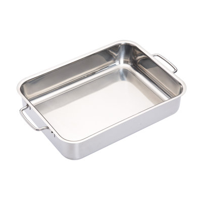 MasterClass Stainless Steel Heavy Duty Roasting Pan