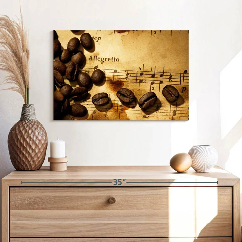 Yarlin Coffee Music, 16" H x 24" W